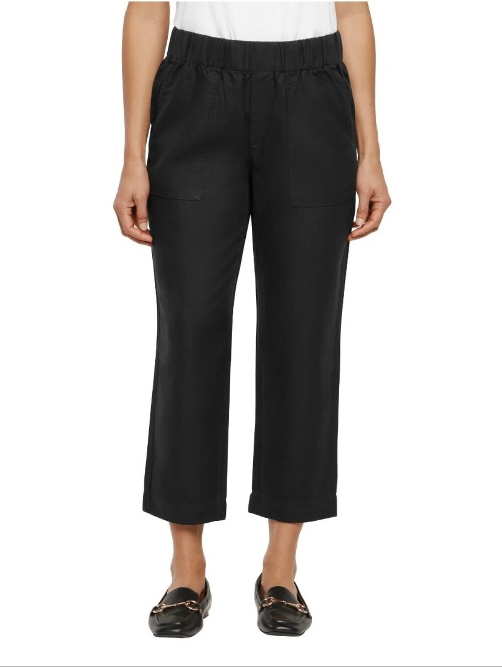 (6)Banana Republic Tapered Cropped Pull-On Pants